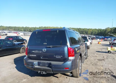 2015 Nissan Armada Platinum from USA, damaged, VIN 5N1BA0ND1FN617111